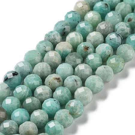 Natural Amazonite Beads Strands G-J400-E11-07AB-1