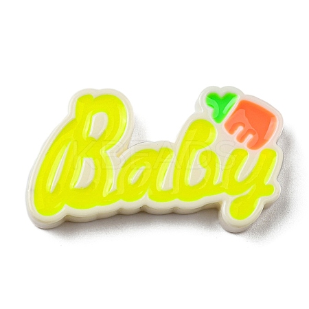 Opaque Resin Enamel Cabochons LS-RESI-I050-01H-1