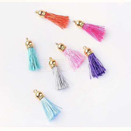 Polyester Tassel Pendant Decorations FIND-T005-A-1