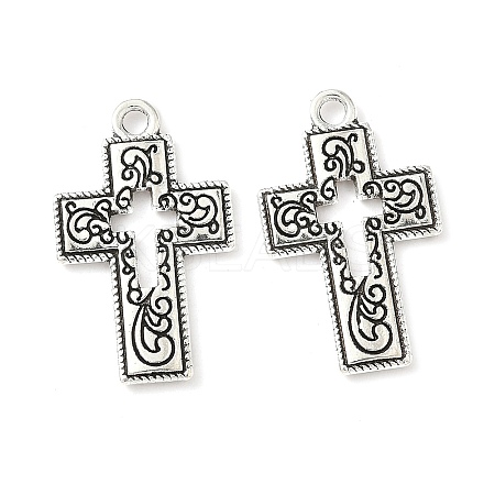 Tibetan Style Alloy Pendants FIND-B050-12AS-1