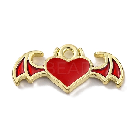Alloy Enamel Pendants FIND-U024-03G-02-1
