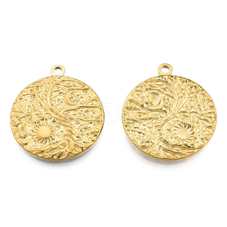 201 Stainless Steel Pendants STAS-N098-168LG-1