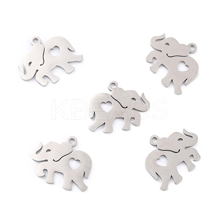 Non-Tarnish 201 Stainless Steel Pendants STAS-K003-04P-1