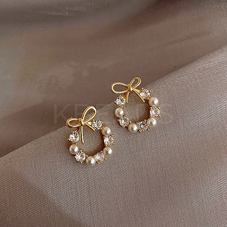 Alloy Rhinestone Earrings for Women FS-WG85681-51-1