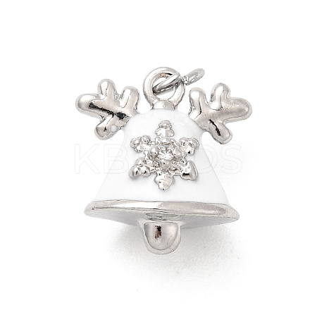 Brass Micro Pave Cubic Zirconia Pendants KK-A278-10P-02-1