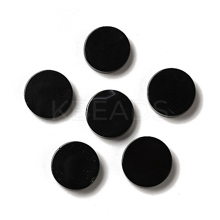 Natural Black Agate Cabochons G-A213-04A-1