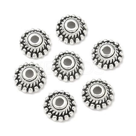 Tibetan Style Alloy Caps LS-LF1235Y-NF-1