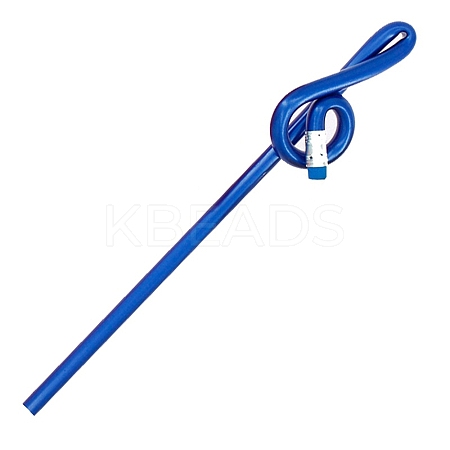 Solid Color Plastic Imitation Wood Pencil LS-PW-WG47441-06-1