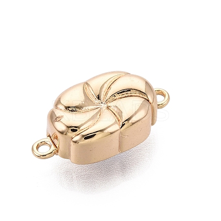 Brass Magnetic Clasps KK-Q074-02G-1
