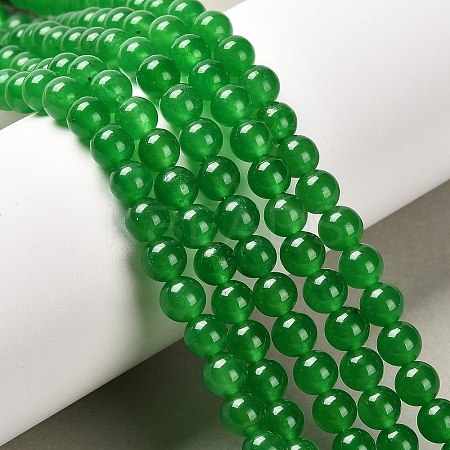 Natural & Dyed Malaysia Jade Bead Strands X-G-A146-6mm-A06-1