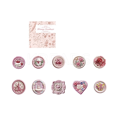 20Pcs 10 Styles Paper Picture Sticker STIC-M005-01B-1