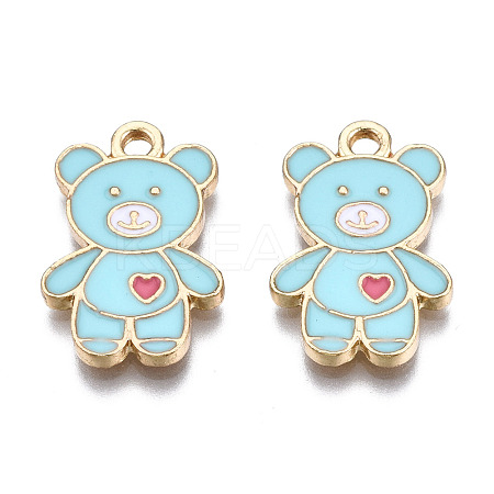 Alloy Pendants X-ENAM-S119-087B-RS-1