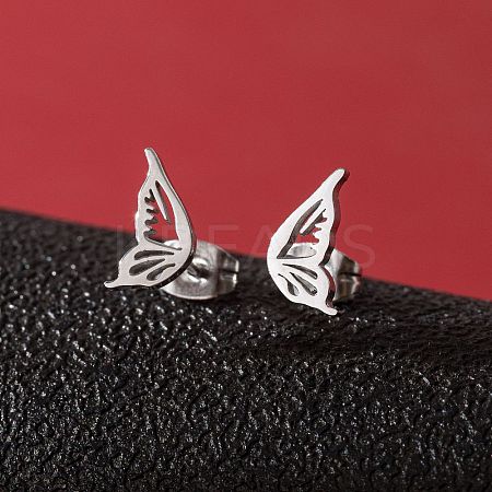 Stainless Steel Stud Earrings for Women PW-WGFE412-14-1