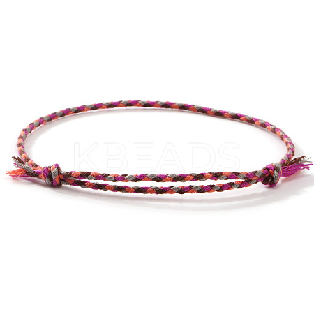 Bohemian Cotton Cord Braided Bracelets IT3177-13-1