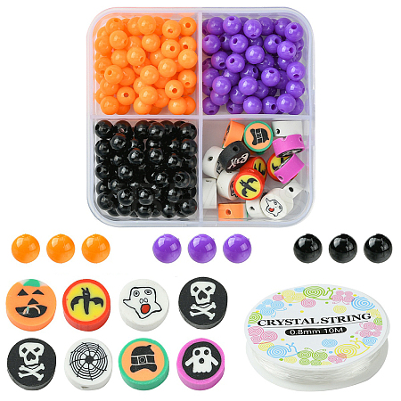Halloween Theme DIY Stretch Bracelets Jewelry Kits DIY-YW0010-03-1