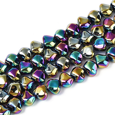 Electroplate Glass Beads Strands EGLA-N017-05A-B01-1