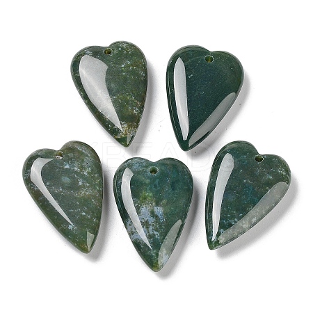 Natural Indian Agate Pendants G-D087-02E-1