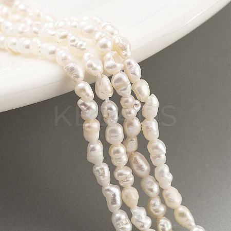 Natural Keshi Pearl Cultured Freshwater Pearl Beads Strands PEAR-P062-21-1