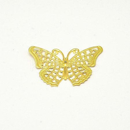 Brass Filigree Joiners LS-X-KK-E710-60G-1