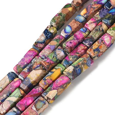 Natural Imperial Jasper Beads Strands G-P391-A07-1