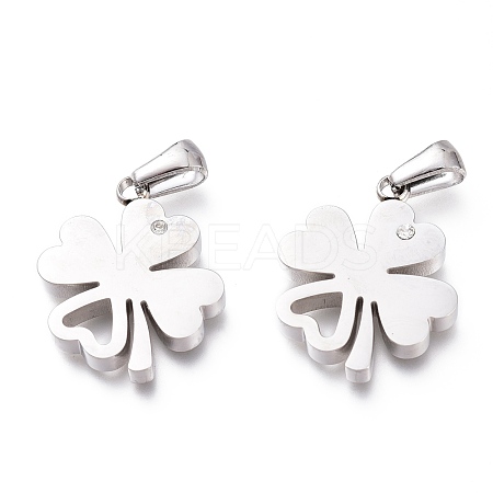 304 Stainless Steel Pendants STAS-A047-03P-1