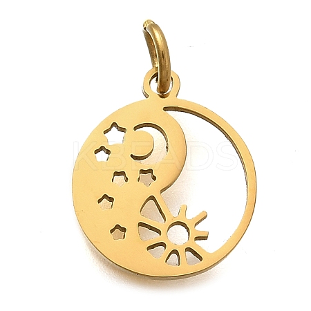 304 Stainless Steel Charms STAS-Z119-19G-1
