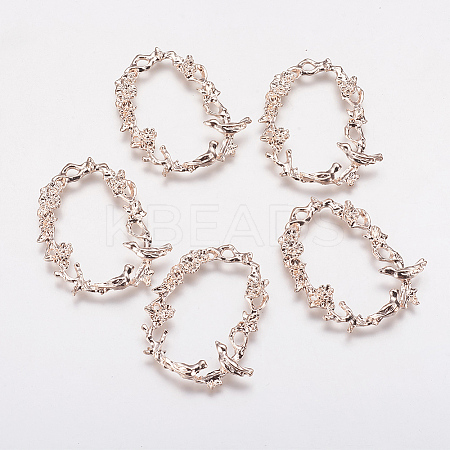 Alloy Pendants LS-PALLOY-P166-06RG-1