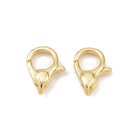 Brass Lobster Claw Clasps KK-Z132-05G-1