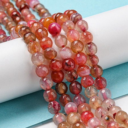 Natural Agate Beads Strands G-C082-A01-21-1