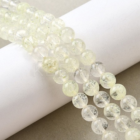 Watermelon Stone Glass Beads Strands G-L621-B04-6mm-1