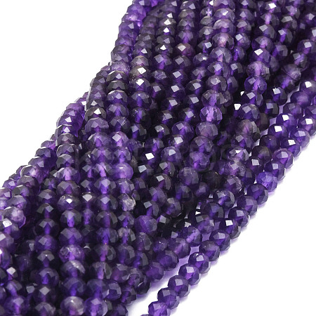 Natural Amethyst Beads Strands G-E569-I04-1