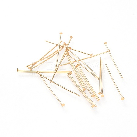 304 Stainless Steel Flat Head Pins LS-X-STAS-G205-01C-G-1