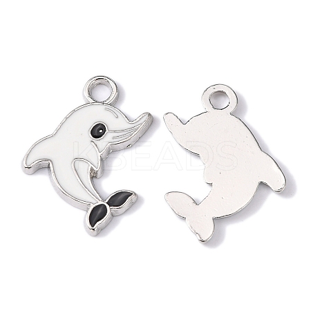 Alloy Charms LS-EA2908Y-1
