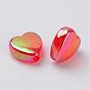 Eco-Friendly Transparent Acrylic Beads PL539-806-3