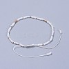 Adjustable Nylon Thread Braided Beads Bracelets BJEW-JB04374-01-3