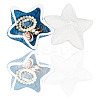 Starfish Ceramics Jewelry Plates AJEW-GO0001-32-1