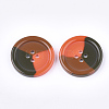 Tri-color Resin Buttons RESI-S377-06B-03-1