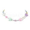 Acrylic Beaded Necklaces NJEW-JN04709-2