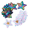 24Pcs 2 Colors Polyester Heat Transfer Vinyl Sheets PATC-TA0001-16-2