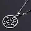 Non-Tarnish 201 Stainless Steel Pendants Necklaces NJEW-S105-JN726-45-1-1