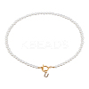 1Pc Brass Clear Cubic Zirconia Letter Pendant Necklaces NJEW-LP0001-32U-1