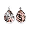 Natural Rhodonite Pendants G-G900-01P-23-2