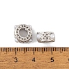 Rack Plating Alloy European Beads FIND-C055-08P-3