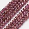 Natural Garnet Beads Strands LS-G-K182-2mm-10-1