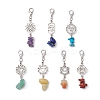7Pcs Chakra Alloy Pendant Decoraton HJEW-JM02157-1