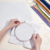 11CT Cotton Cross Stitch Fabric LS-DIY-WH0032-31B-01-3