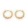304 Stainless Steel Hoop Earrings for Women EJEW-N059-21G-1