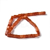 Natural Dyed White Jade Beads Strands G-Q008-C01-01A-3