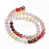 Electroplate Glass Beads Strands EGLA-D300-06-6mm-06-2