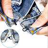 Cloth Clover Brass Buckles DIY-GF0001-75-7